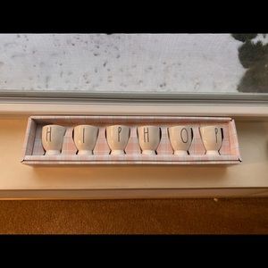 Rae Dunn H I P H O P egg cups